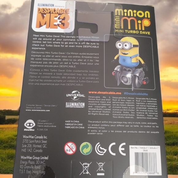WowWee Mini Minion MiP Turbo Dave - Miniature Remote-Controlled Robot toy - Picture 3 of 4